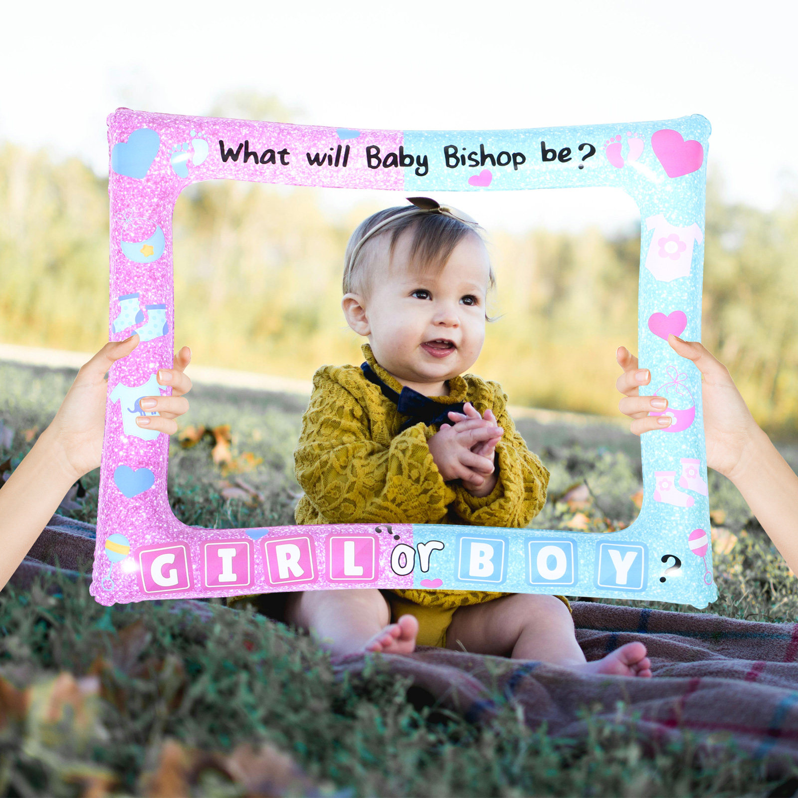 Photo Booth Frame - Inflatable Photo Frame Lightweight Shower Party