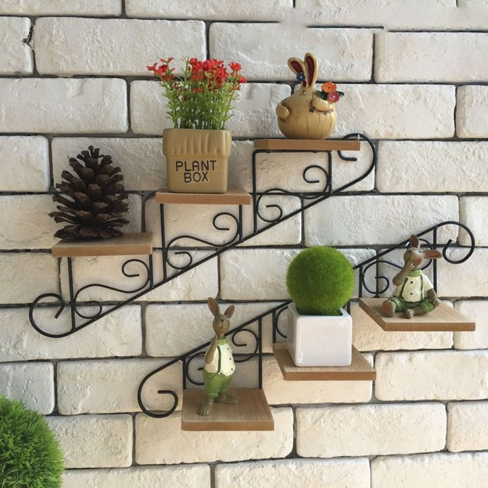 Flower Wall Panel - American Style Wall-mounted Flower Stand Staircase