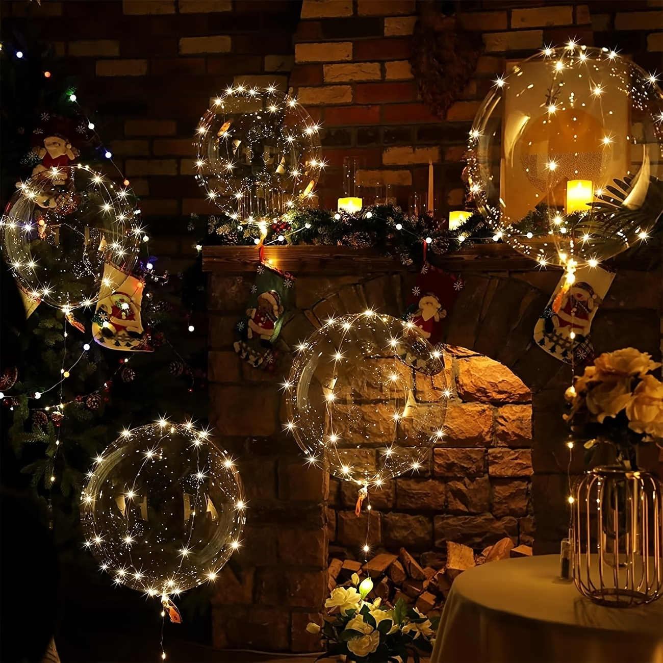 Led Balloon Light - 20pcs Set Bobo Balloons with LED