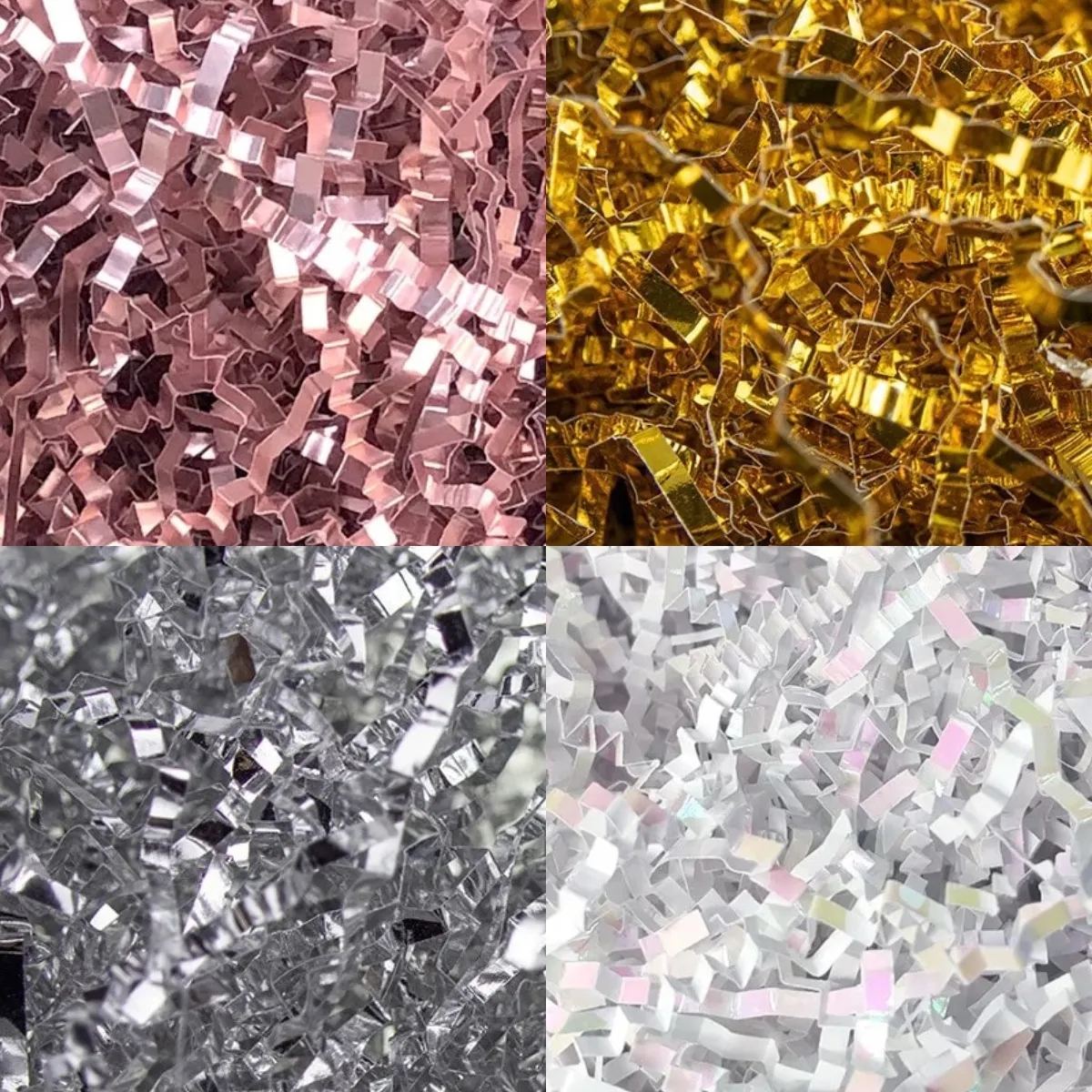 Event Party Box - Glitter Metal Foil Bright Laser Rose