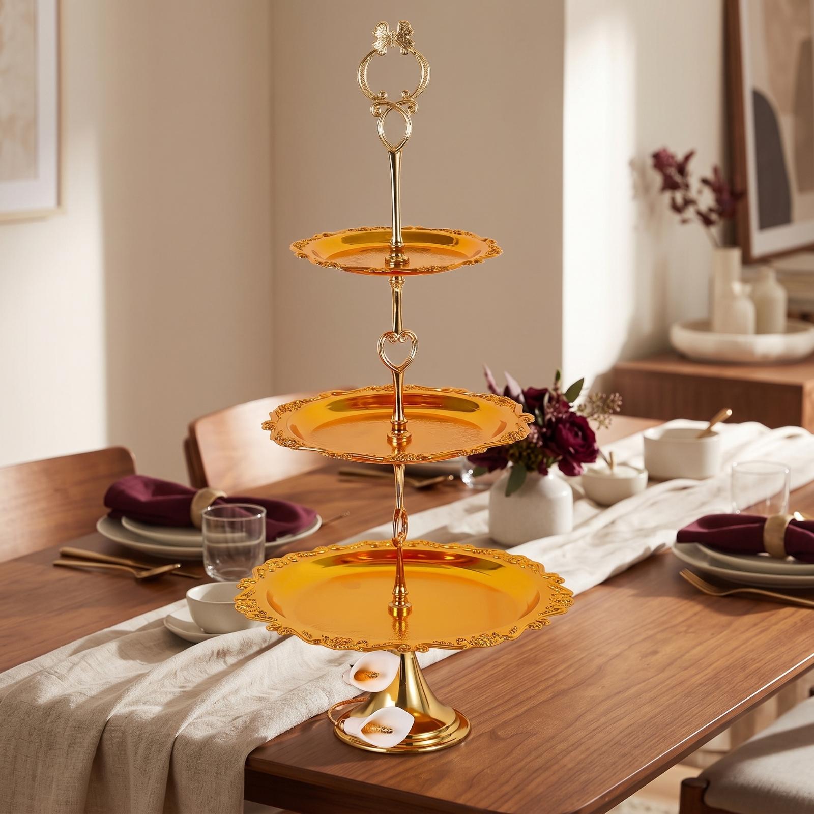 Metal Multi Tier Dessert Stand - огляд і ціна Cupcake Stand Tier
