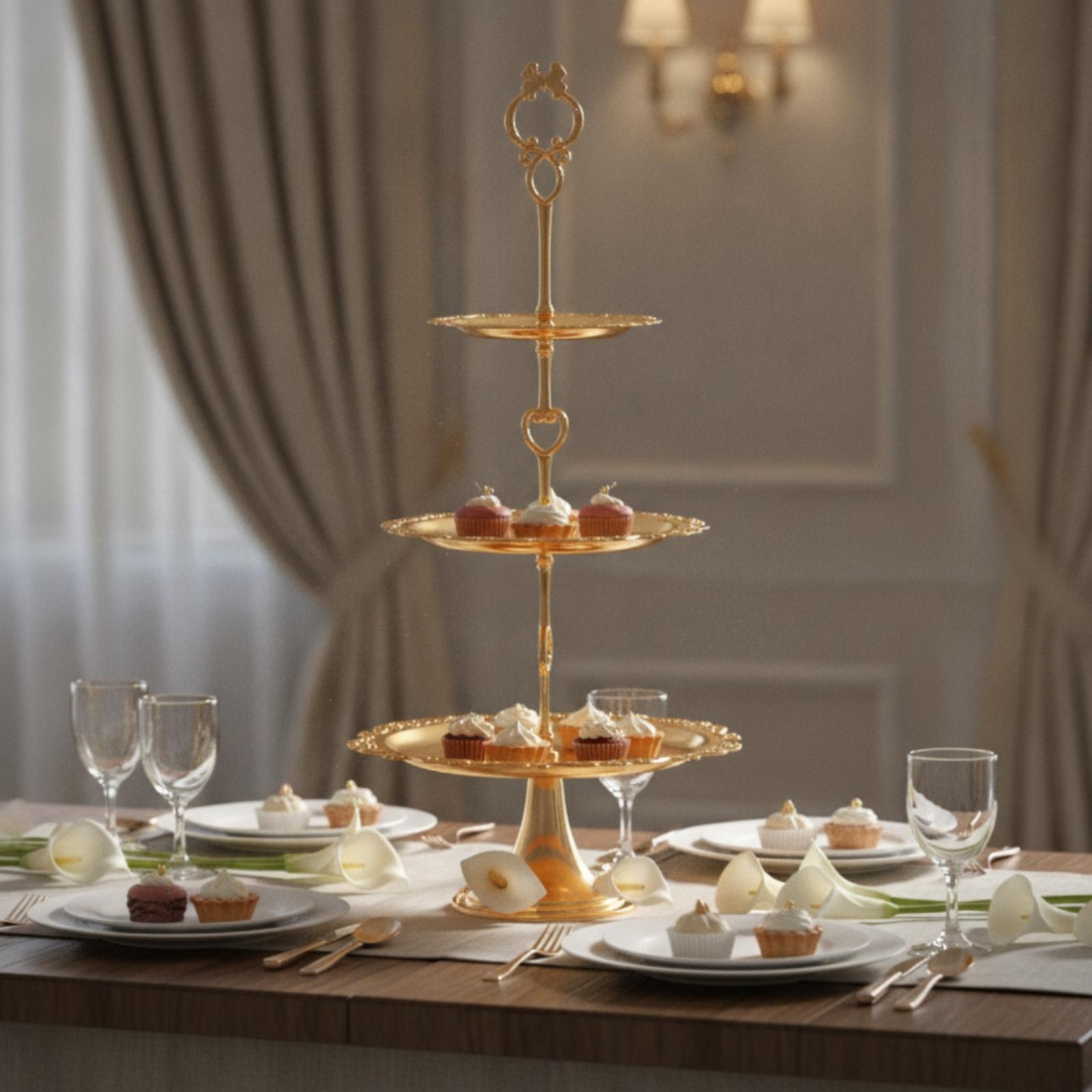 Metal Multi Tier Dessert Stand - огляд і ціна Cupcake Stand Tier
