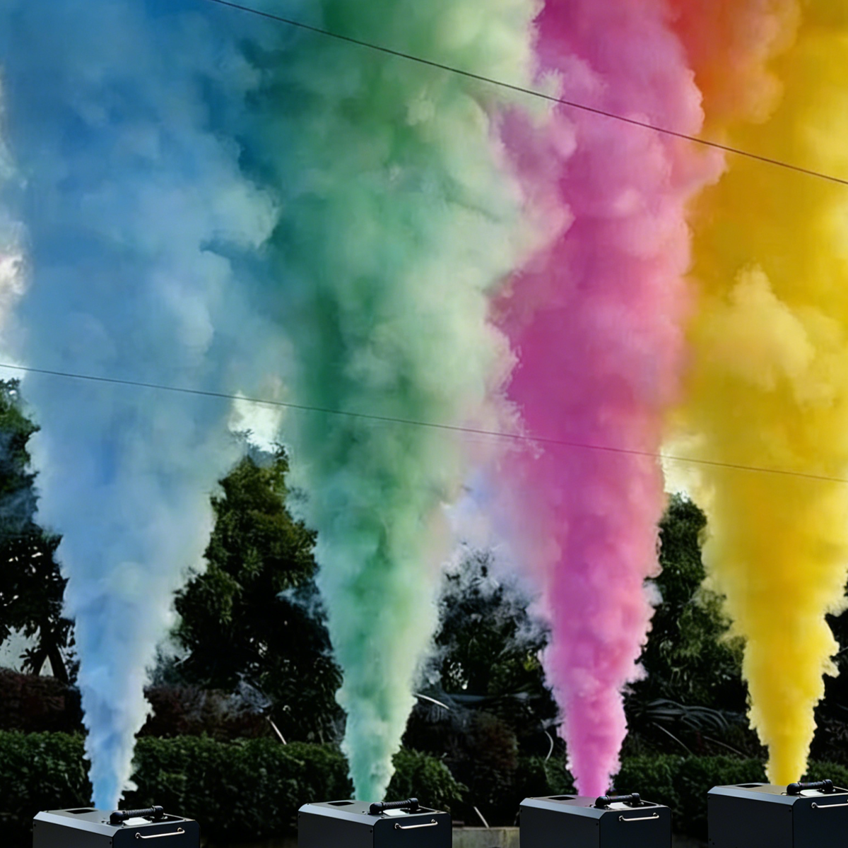Color Fog Smoke Machine Stage  - огляд і ціна Event Party Dj