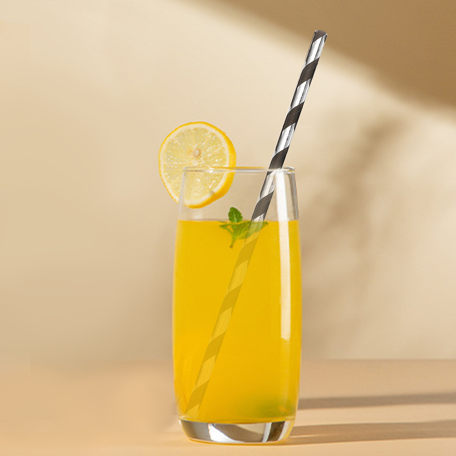 25 Pcs Colorful Disposable Pap - огляд і ціна Paper Straw Color