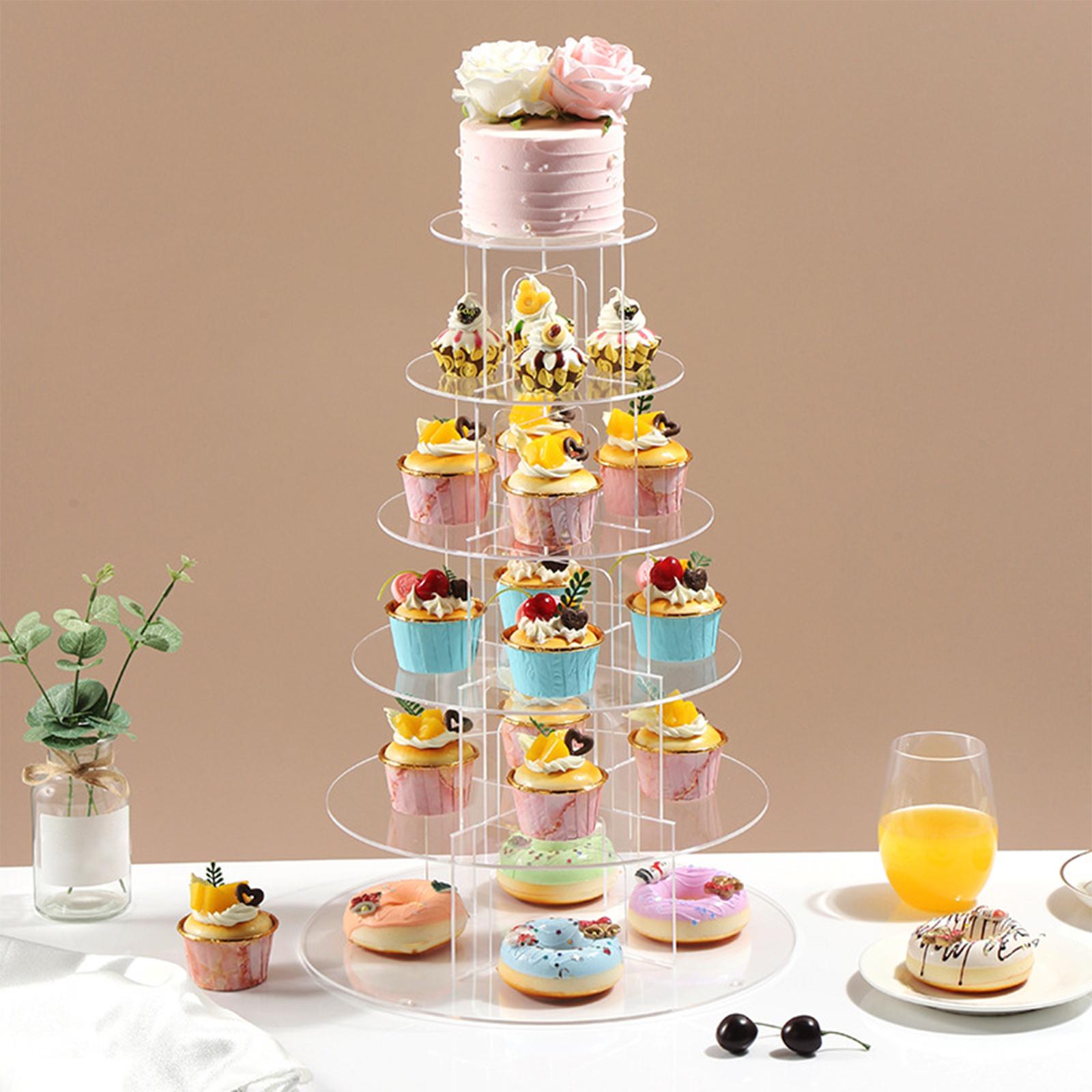 3/4/5 Tier Acrylic Cupcake Sta - огляд і ціна Cupcake Stand Tier