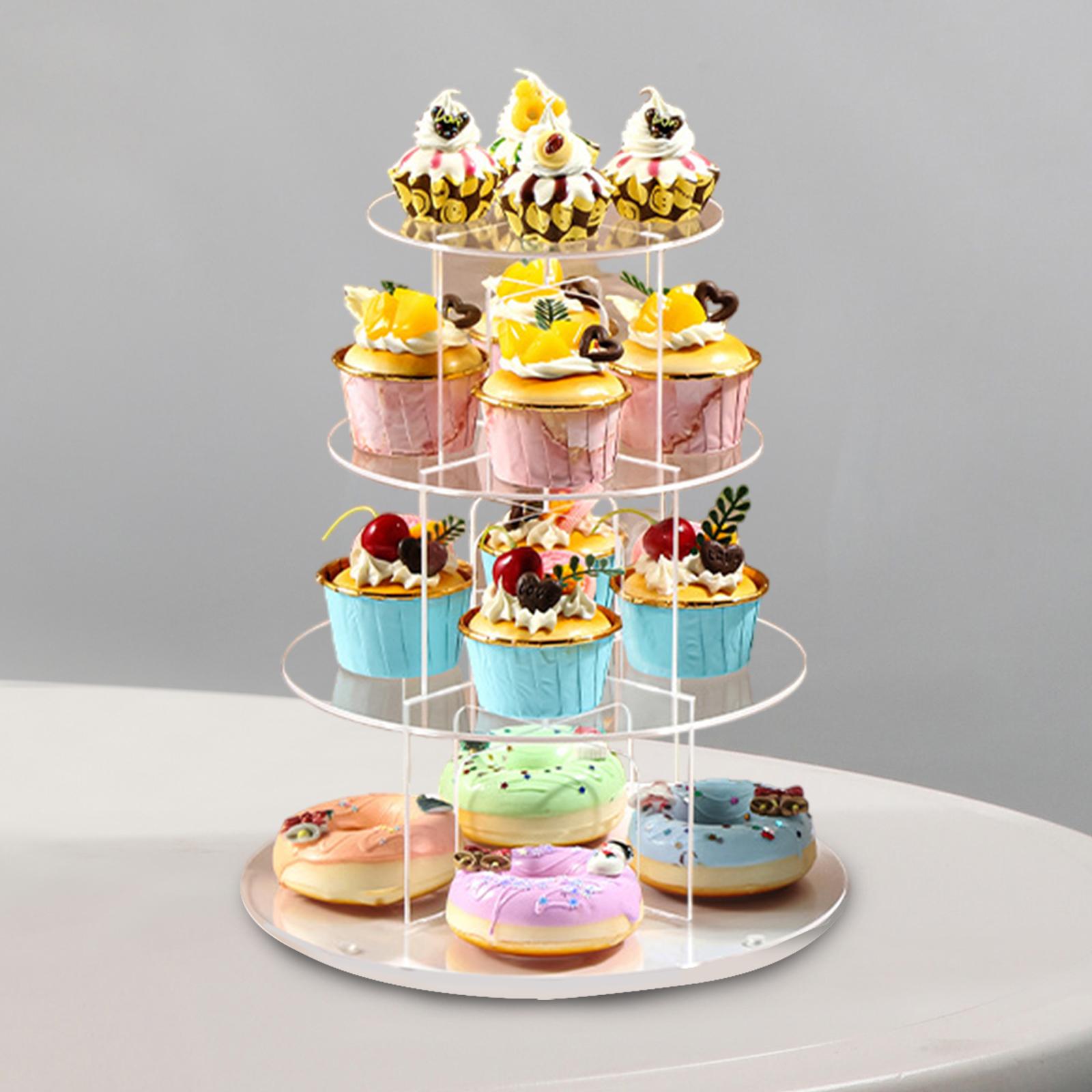 3/4/5 Tier Acrylic Cupcake Sta - огляд і ціна Cupcake Stand Tier