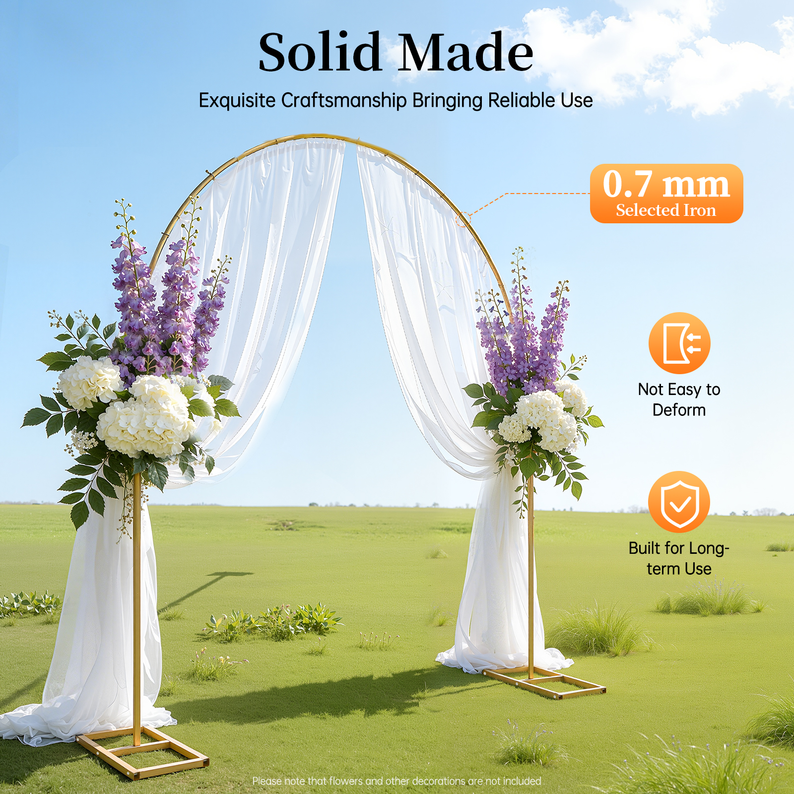 Wedding Arch Stand Metal Round - огляд і ціна Photo Booth Frame