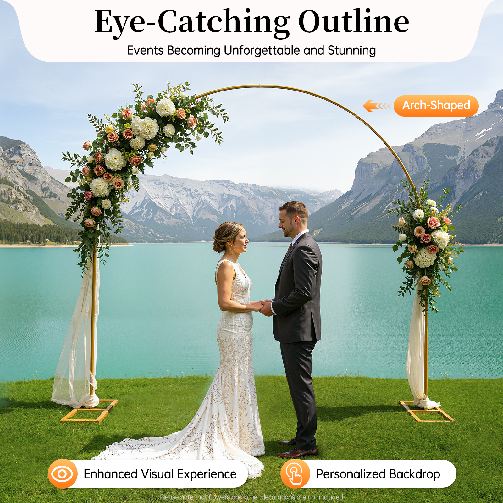 Wedding Arch Stand Metal Round - огляд і ціна Photo Booth Frame