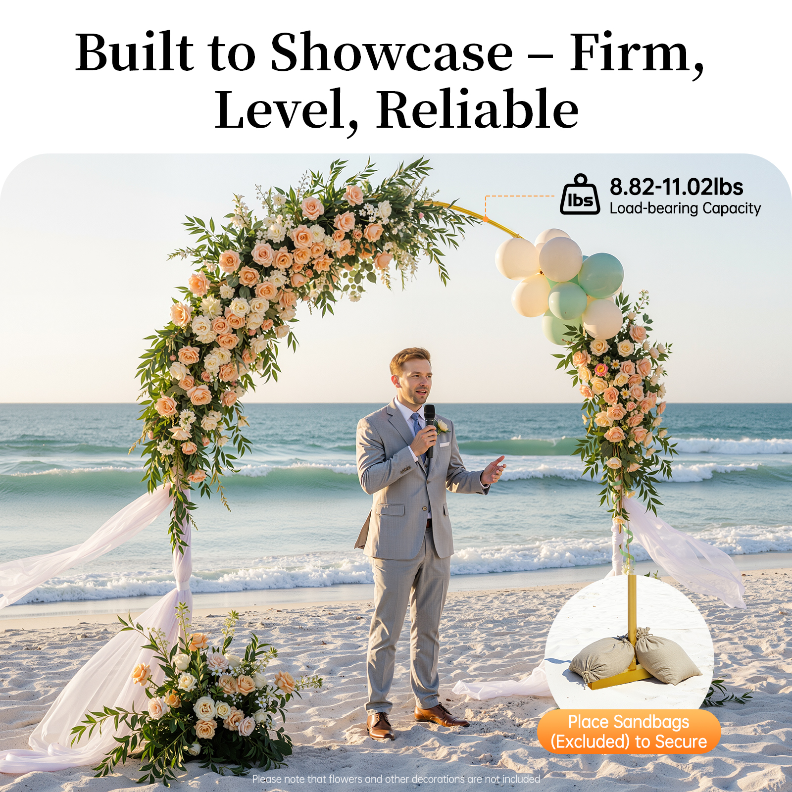 Wedding Arch Stand Metal Round - огляд і ціна Photo Booth Frame