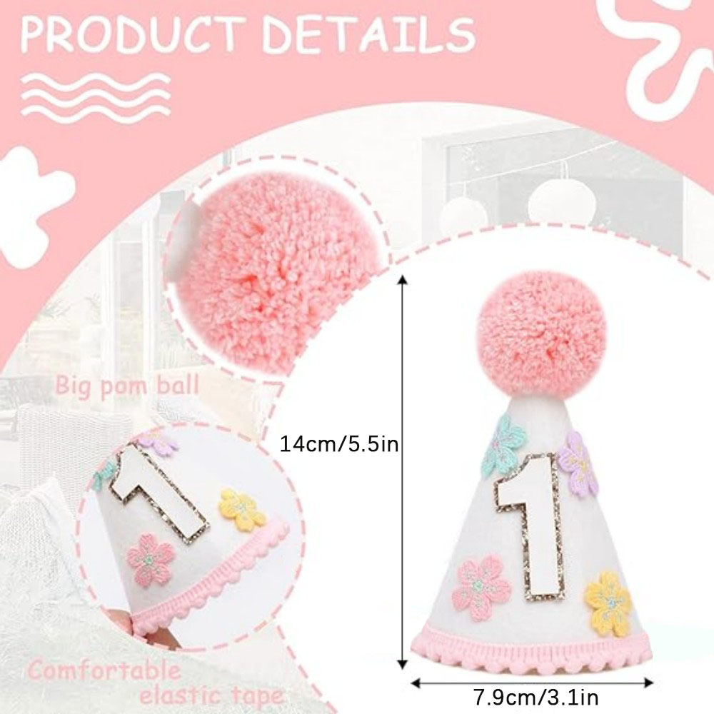 Colorful Floral Cone-Shaped Bi - огляд і ціна Party Hat Cone