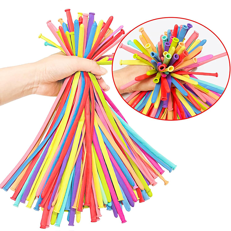 50~200pcs Spiral Balloons Colo - огляд і ціна Balloon Pump Hand