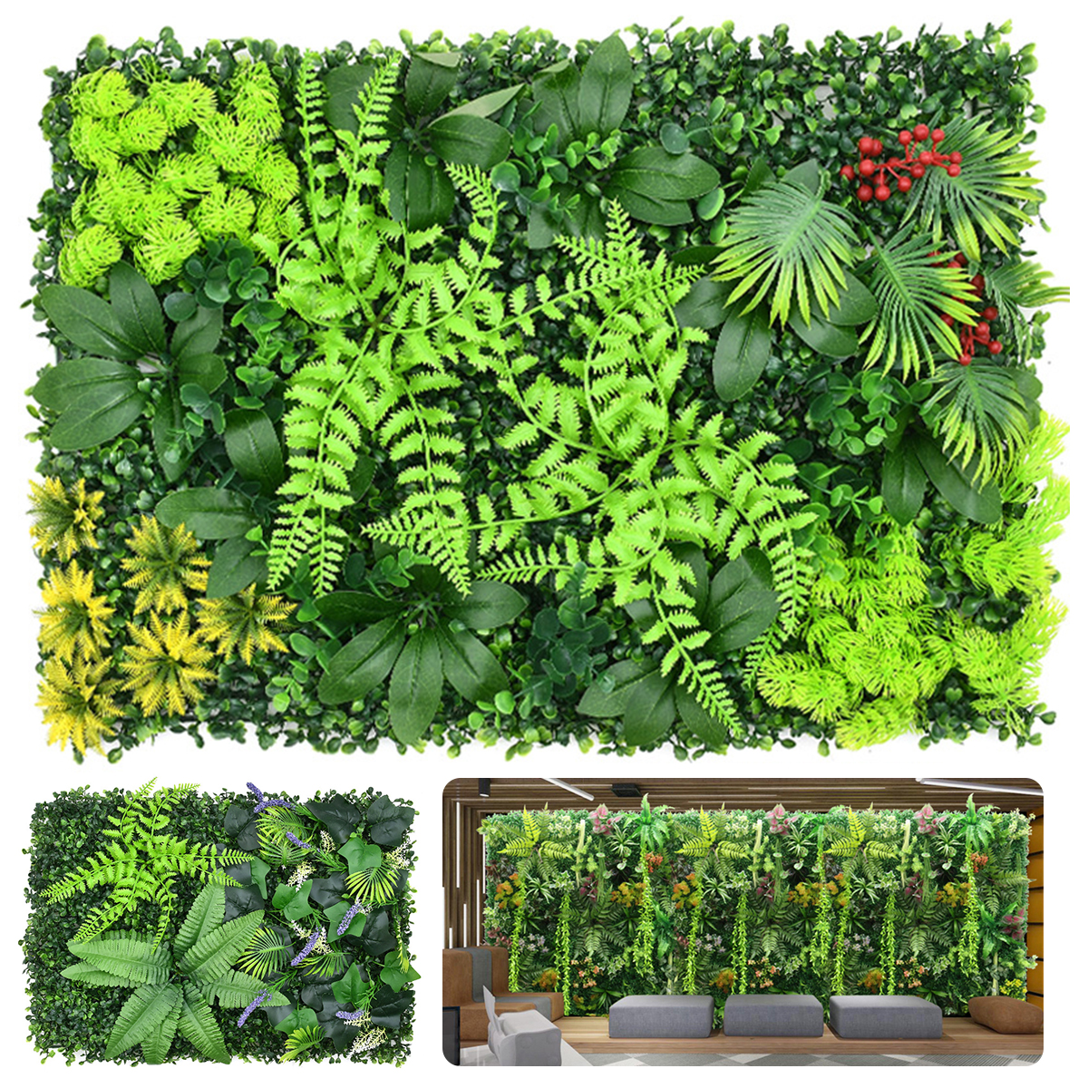 Artificial Plant Wall Plastic  - огляд і ціна Flower Wall Panel