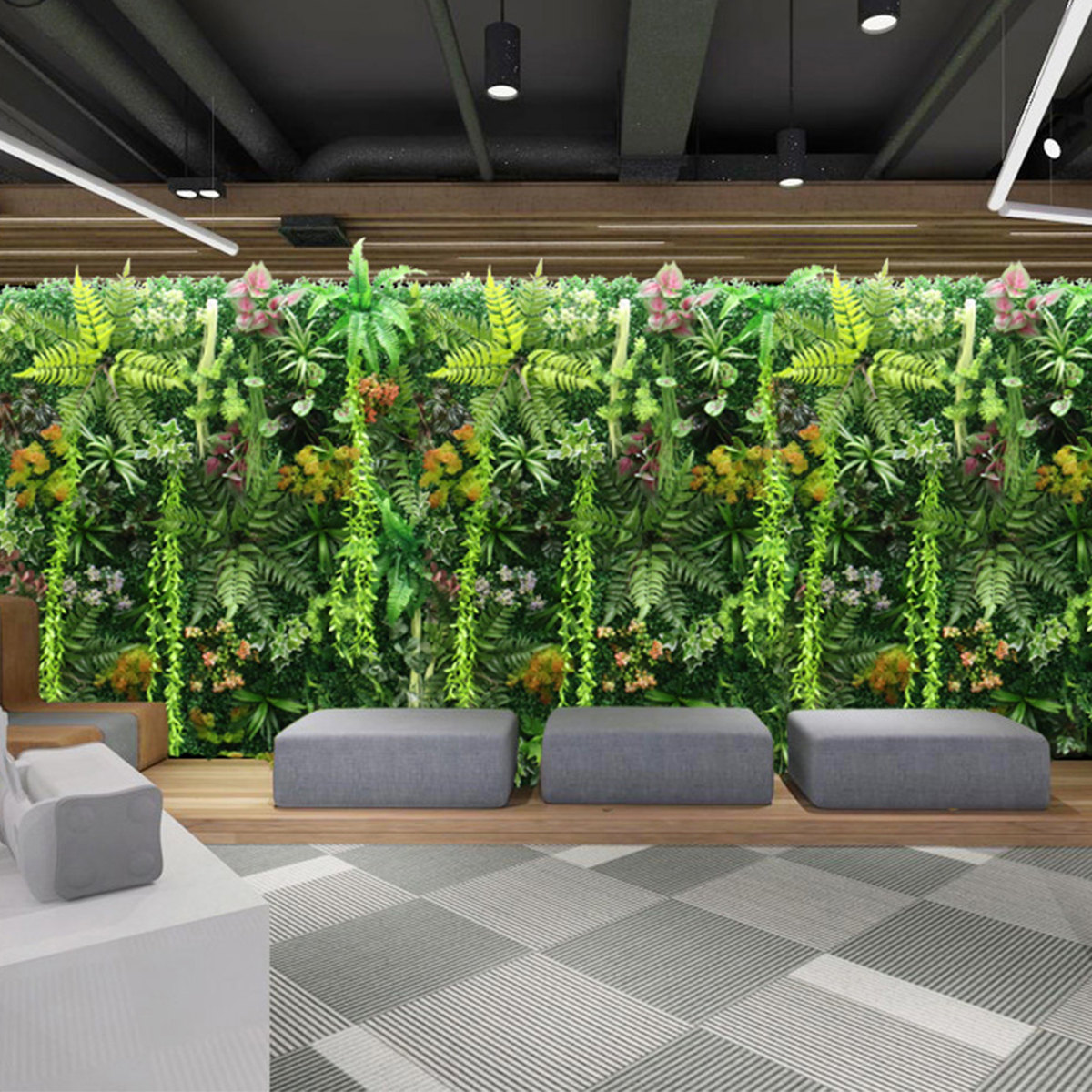 Artificial Plant Wall Plastic  - огляд і ціна Flower Wall Panel