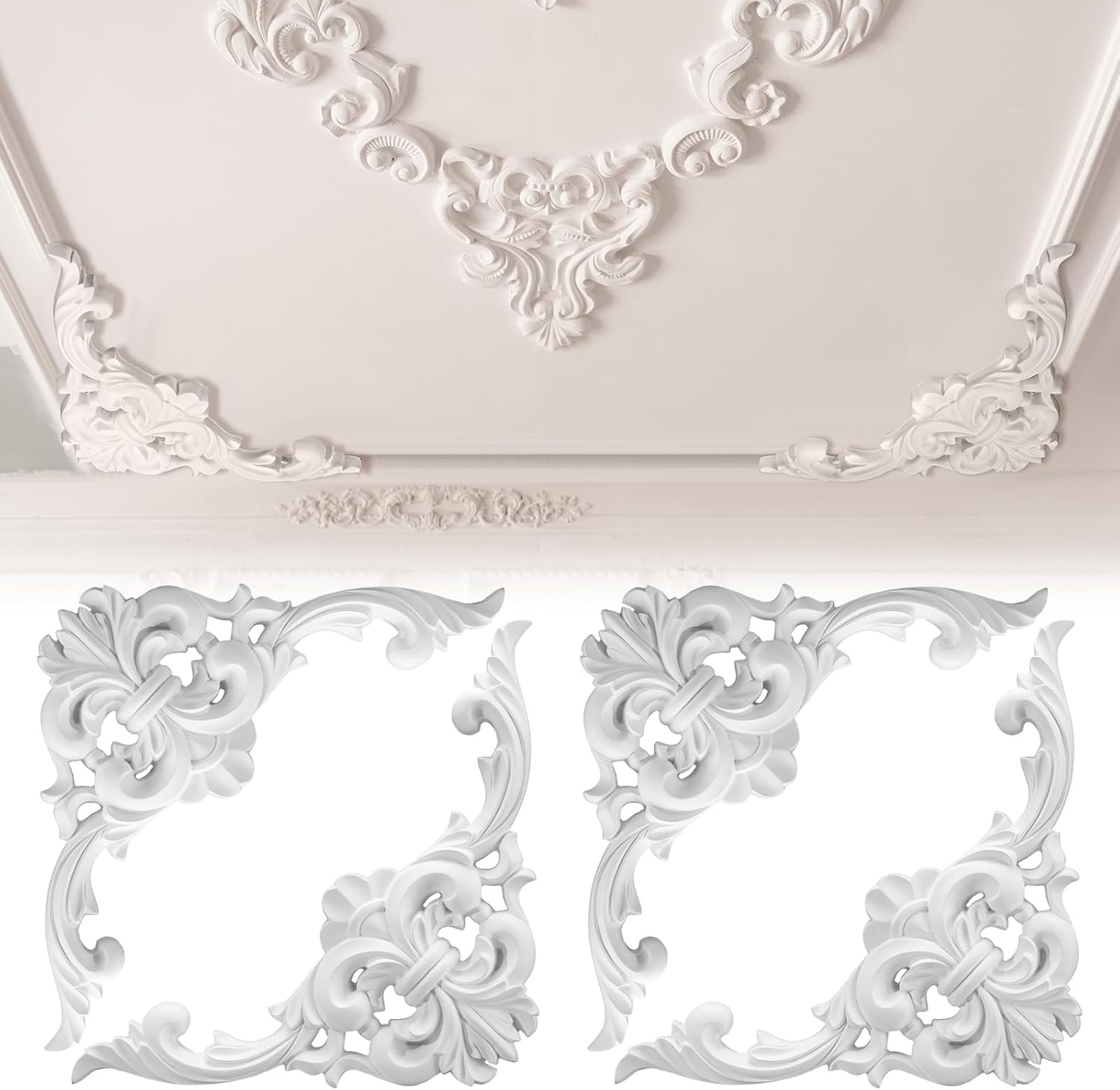 PU Ceiling Molding Kit Corner  - огляд і ціна Flower Wall Panel
