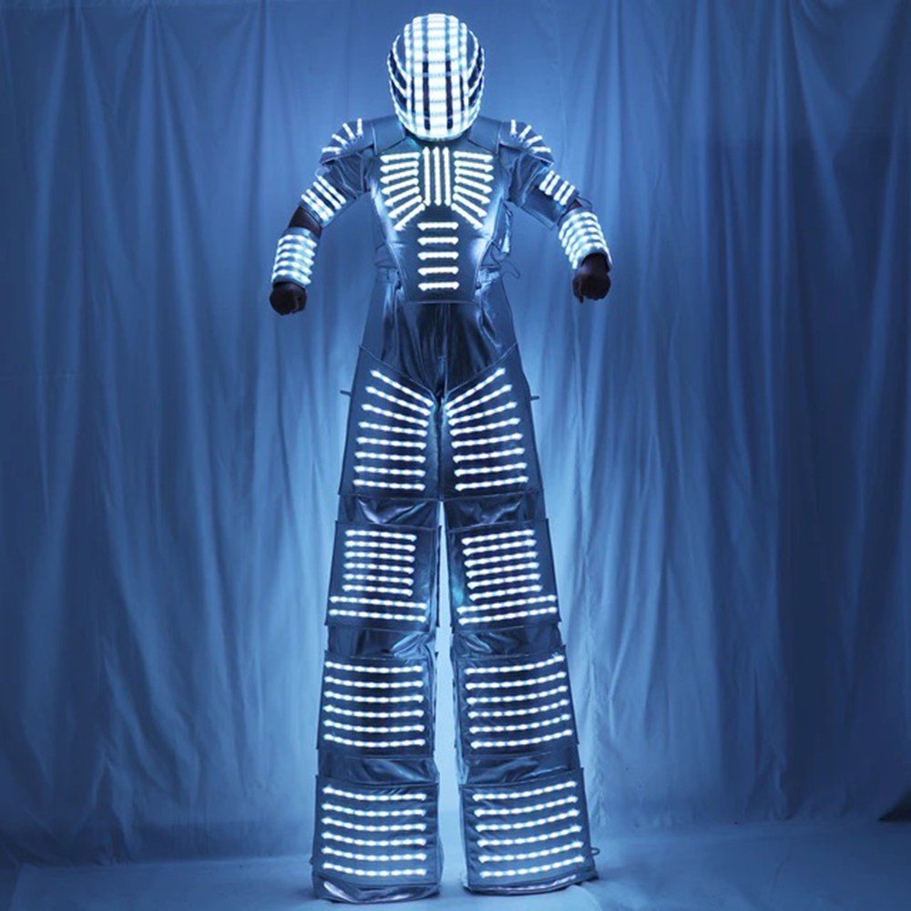 Adult LED Robot Costume Lumino - огляд і ціна Event Party Dj