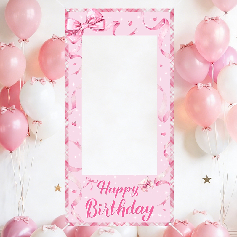 Pink Bow Photo Booth Frame Swe - огляд і ціна Photo Booth Frame