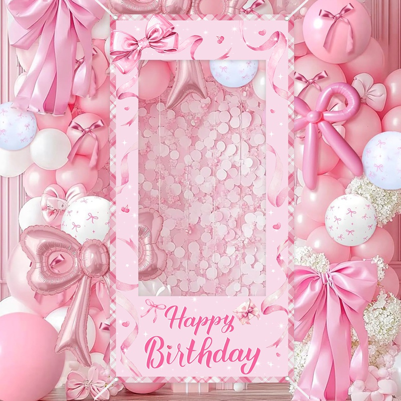 Pink Bow Photo Booth Frame Swe - огляд і ціна Photo Booth Frame