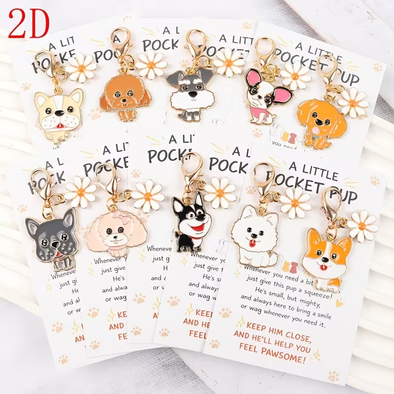 10 Cute Cartoon Puppy Keychain - огляд і ціна Event Supplies