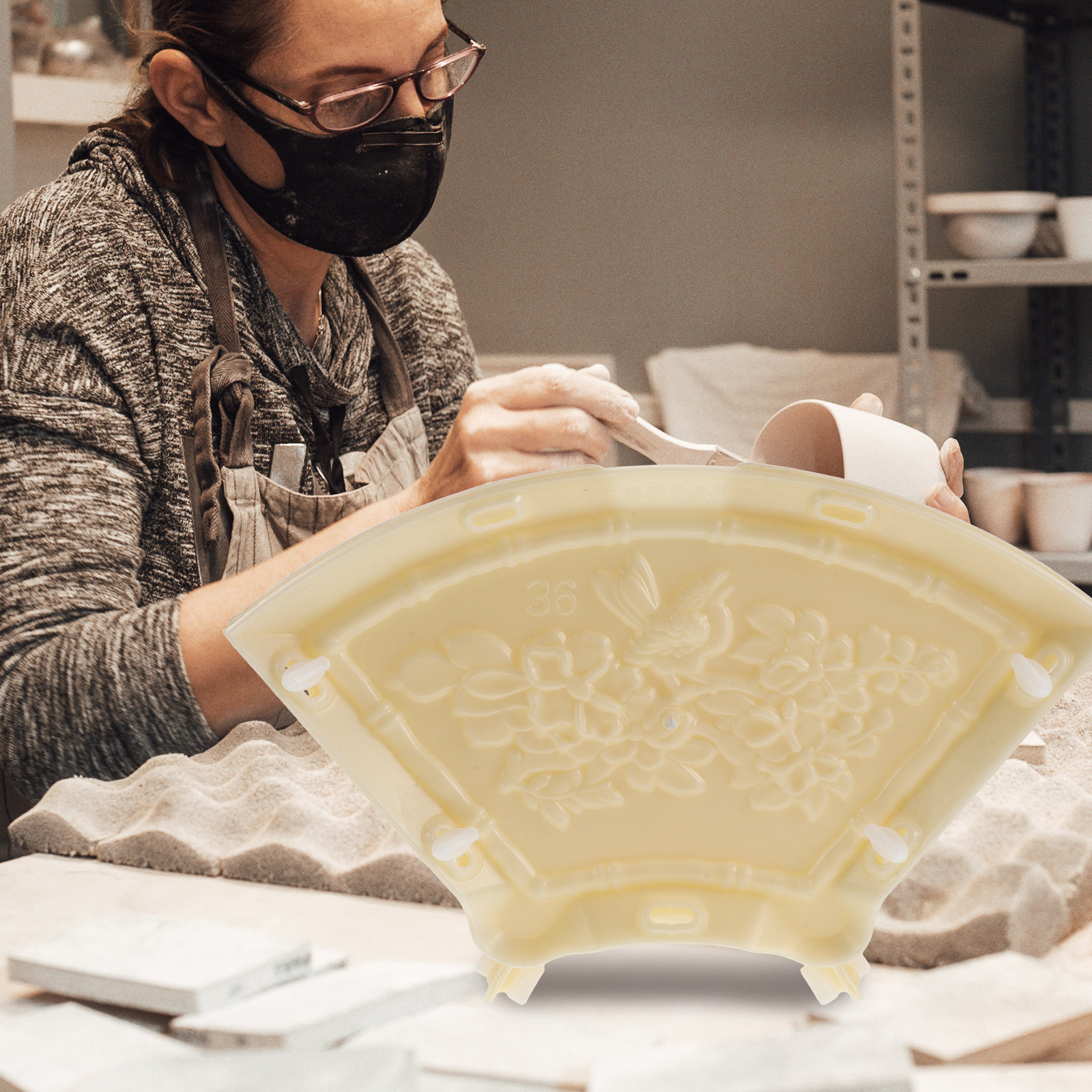 Outdoor Concrete Mold Bird and - огляд і ціна Flower Wall Panel