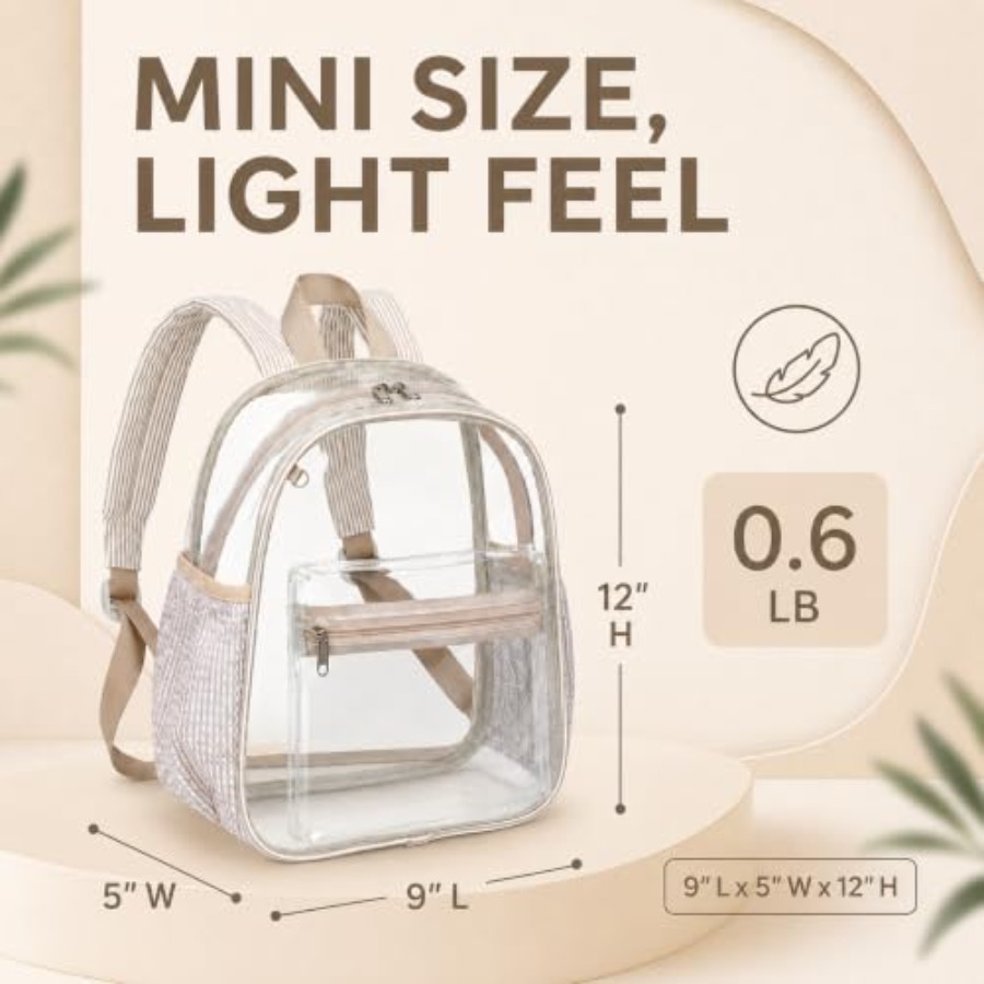 Mini Clear Backpack for Stadiu - огляд і ціна Event & Party Supply