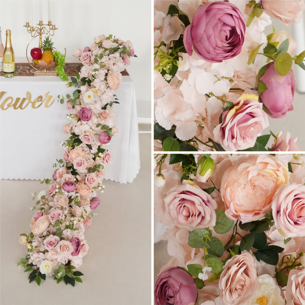Uflower 200cm Pink Rose Hydran - огляд і ціна Flower Wall Panel