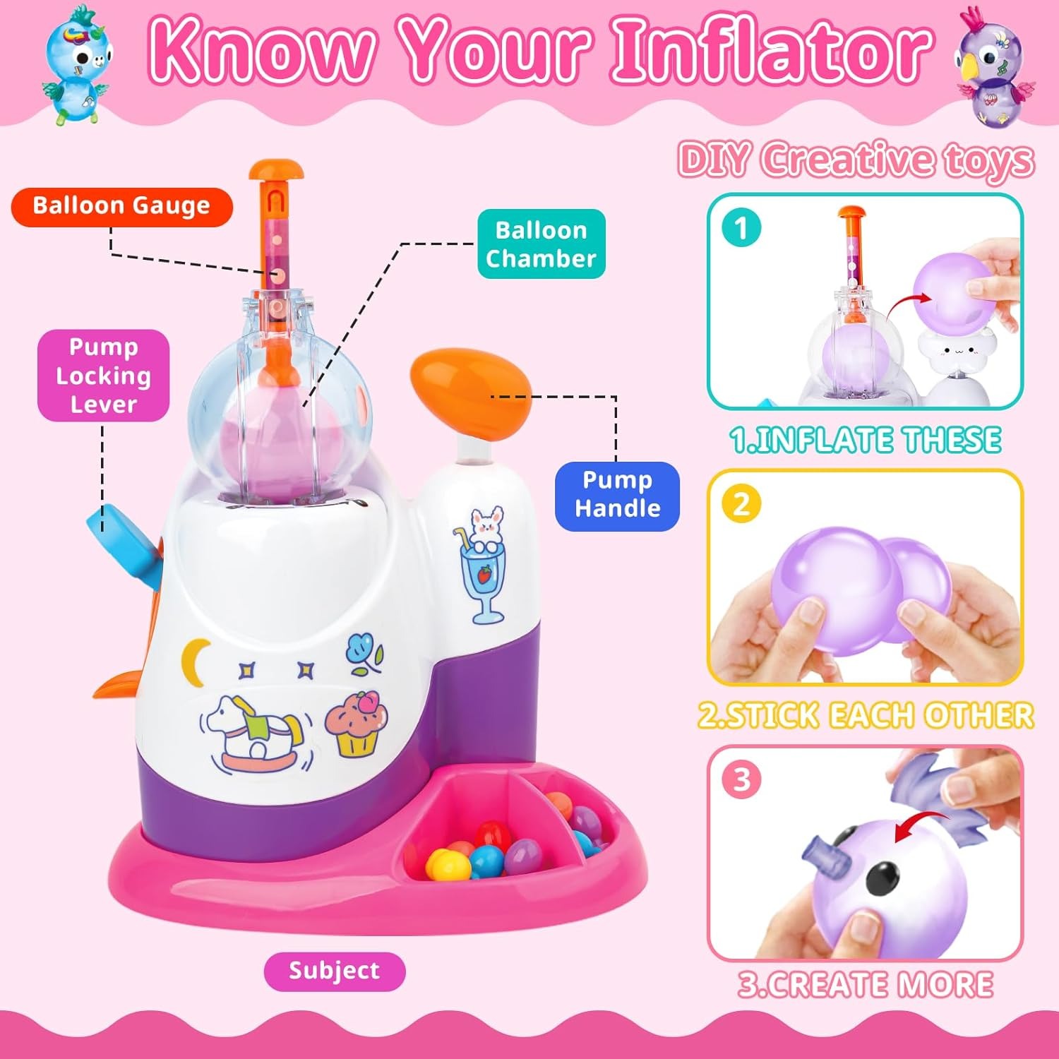 DIY Balloon Animal Kit with Pu - огляд і ціна Balloon Pump Hand