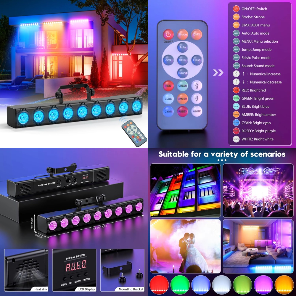 36W RGB Wall Washer Flood Ligh - огляд і ціна Event Party Dj