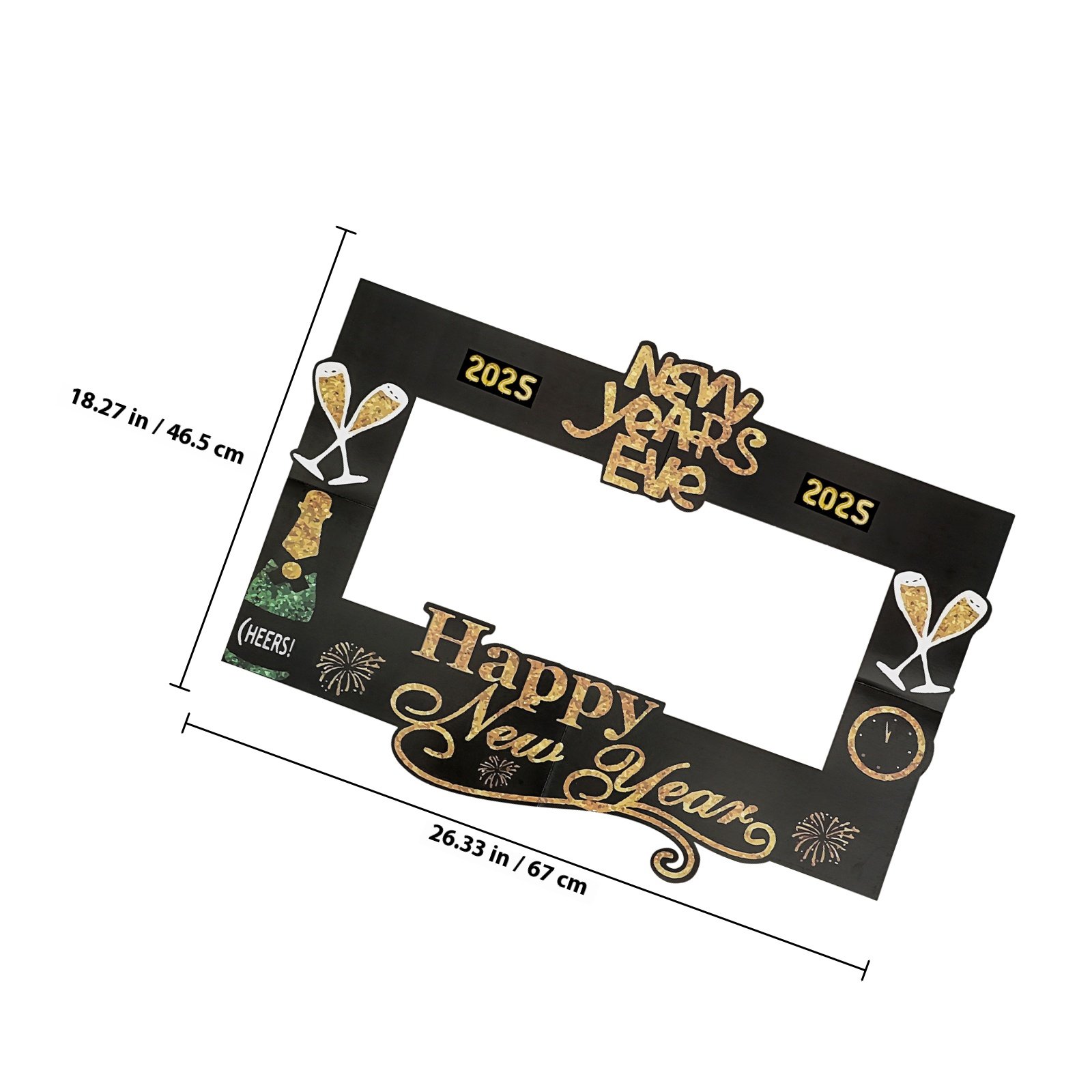 2025 New Year's Eve Photo Prop - огляд і ціна Photo Booth Frame