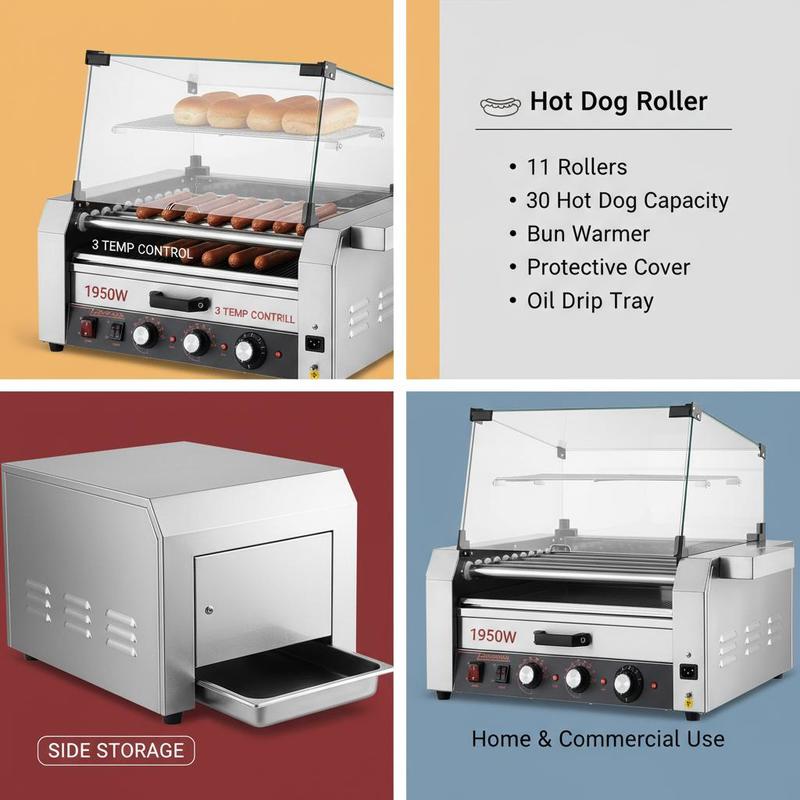 Sausage Grilling Machine 23x19 - огляд і ціна Event Party Box