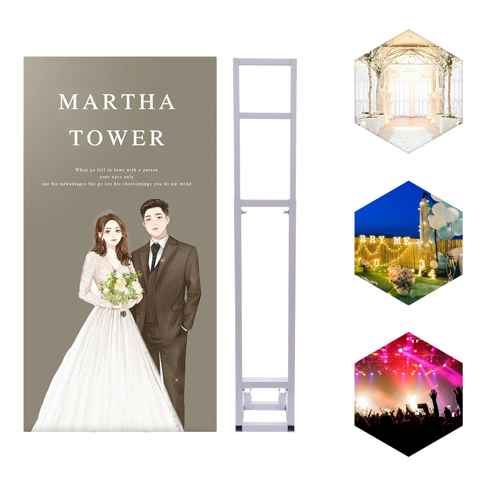 Wedding Arch Backdrop Stand Ev - огляд і ціна Photo Booth Frame