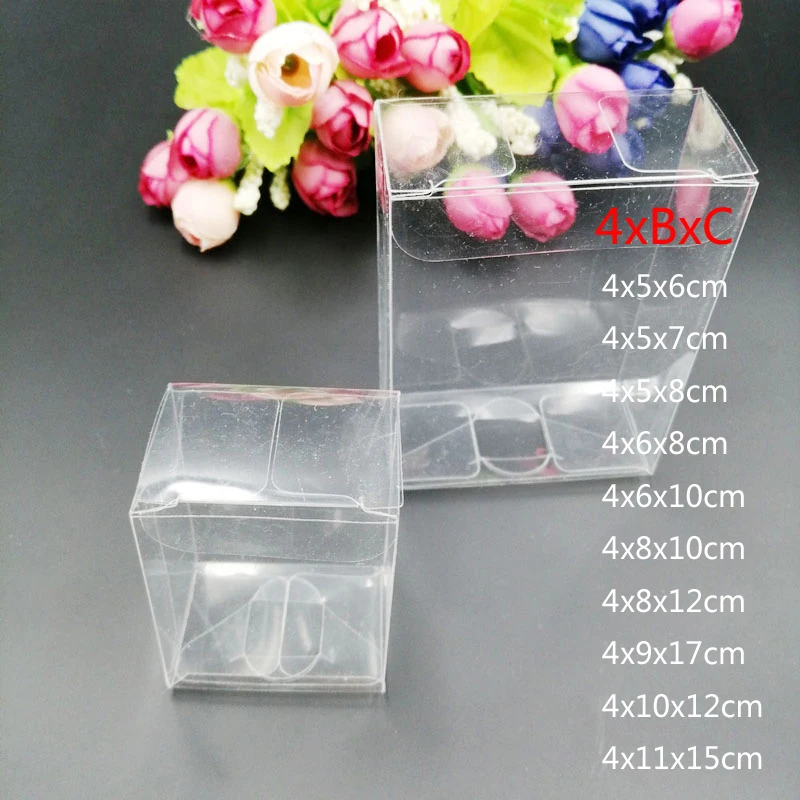 50pcs 4xBxC Rectangle Transpar - огляд і ціна Event Party Box