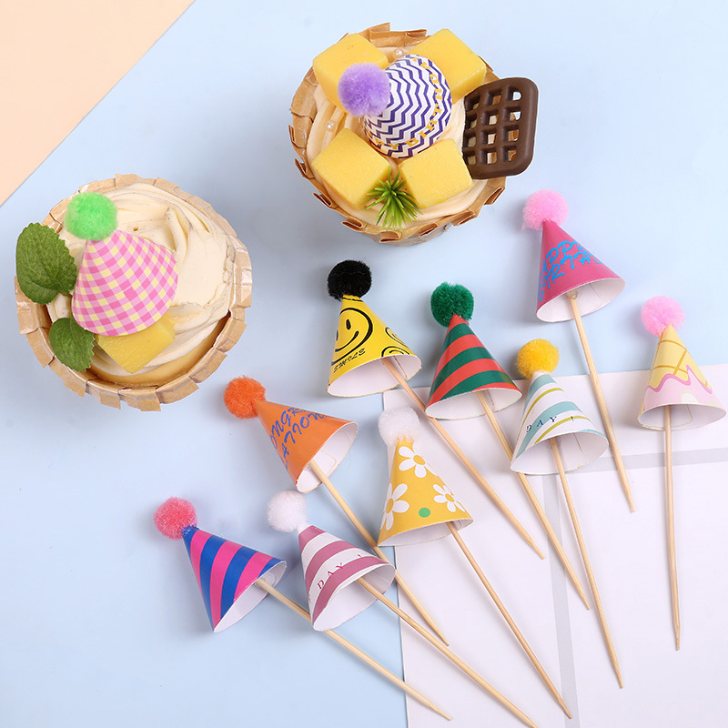 15/30Pcs Mini Party Hats Cake  - огляд і ціна Party Hat Cone