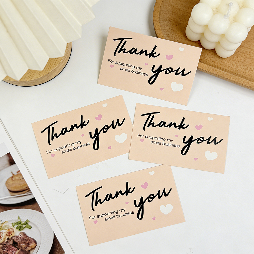 50/100pcs Thank You Cards, for - огляд і ціна Party Event Supply Store