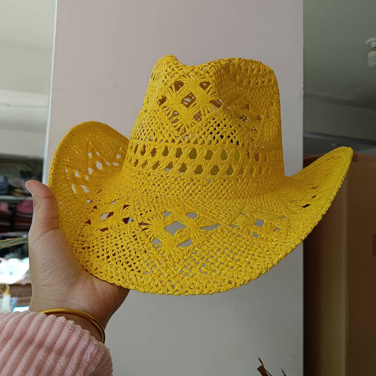 Cowboy Straw Hat new color Han - огляд і ціна Paper Straw Color