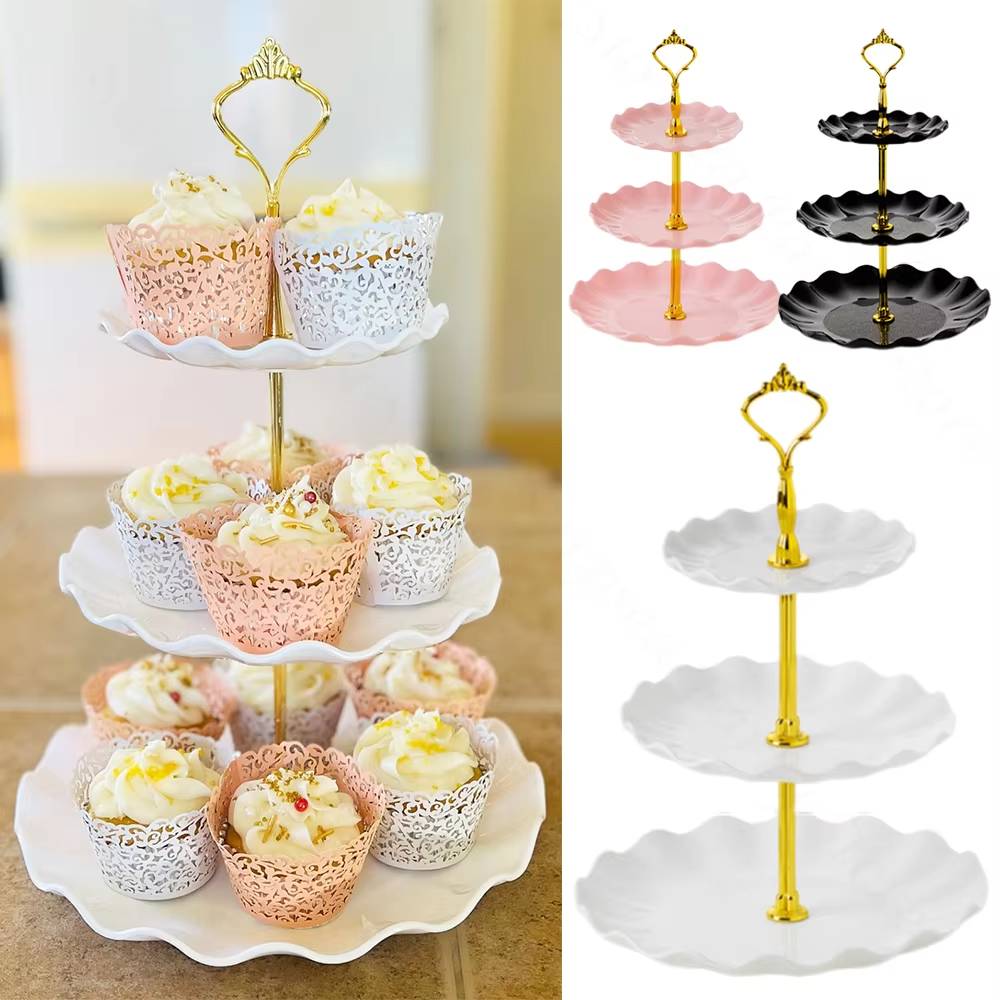 3 Tier Dessert Cupcake Stand W - огляд і ціна Cupcake Stand Tier