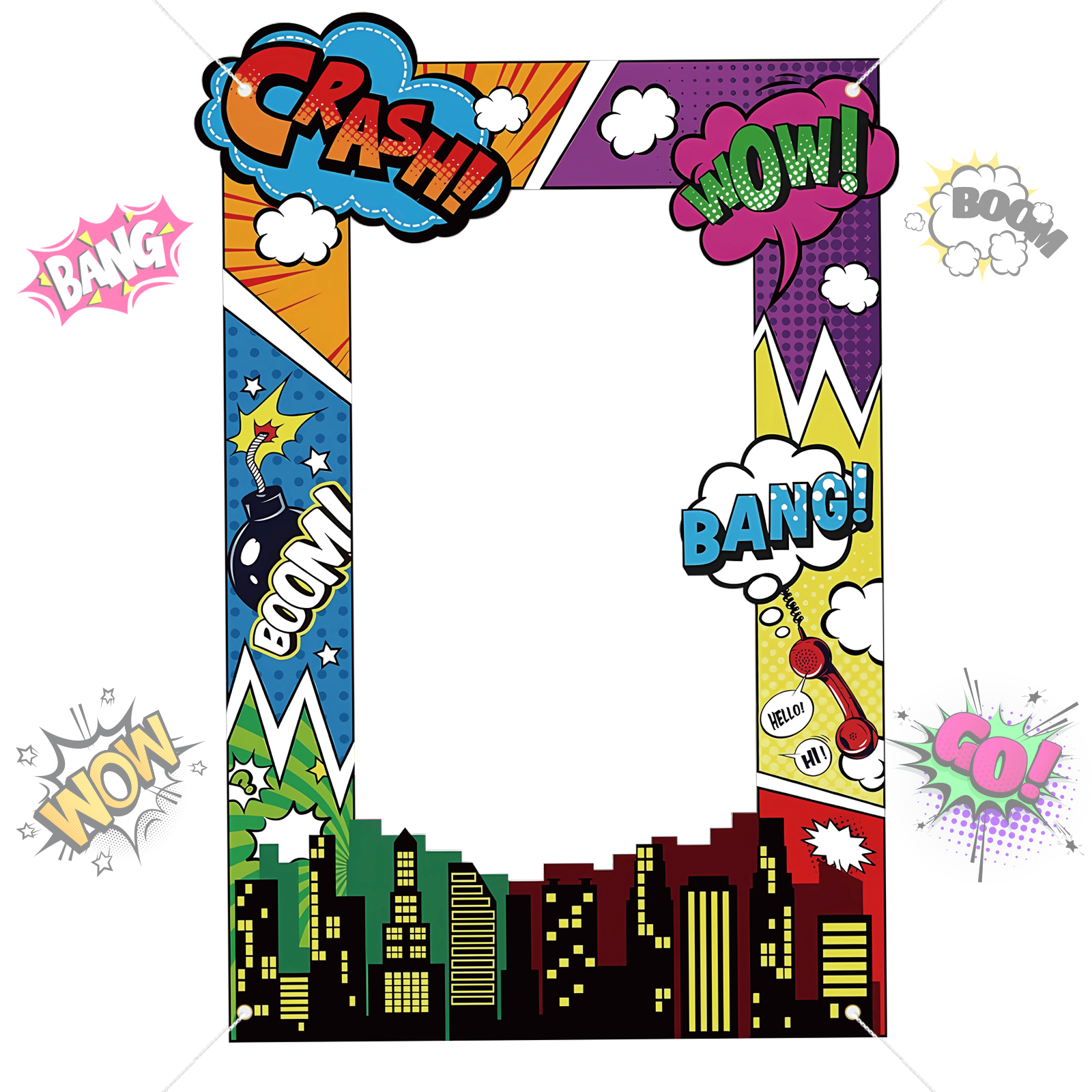 Super Hero Photo Prop Hero Bir - огляд і ціна Photo Booth Frame