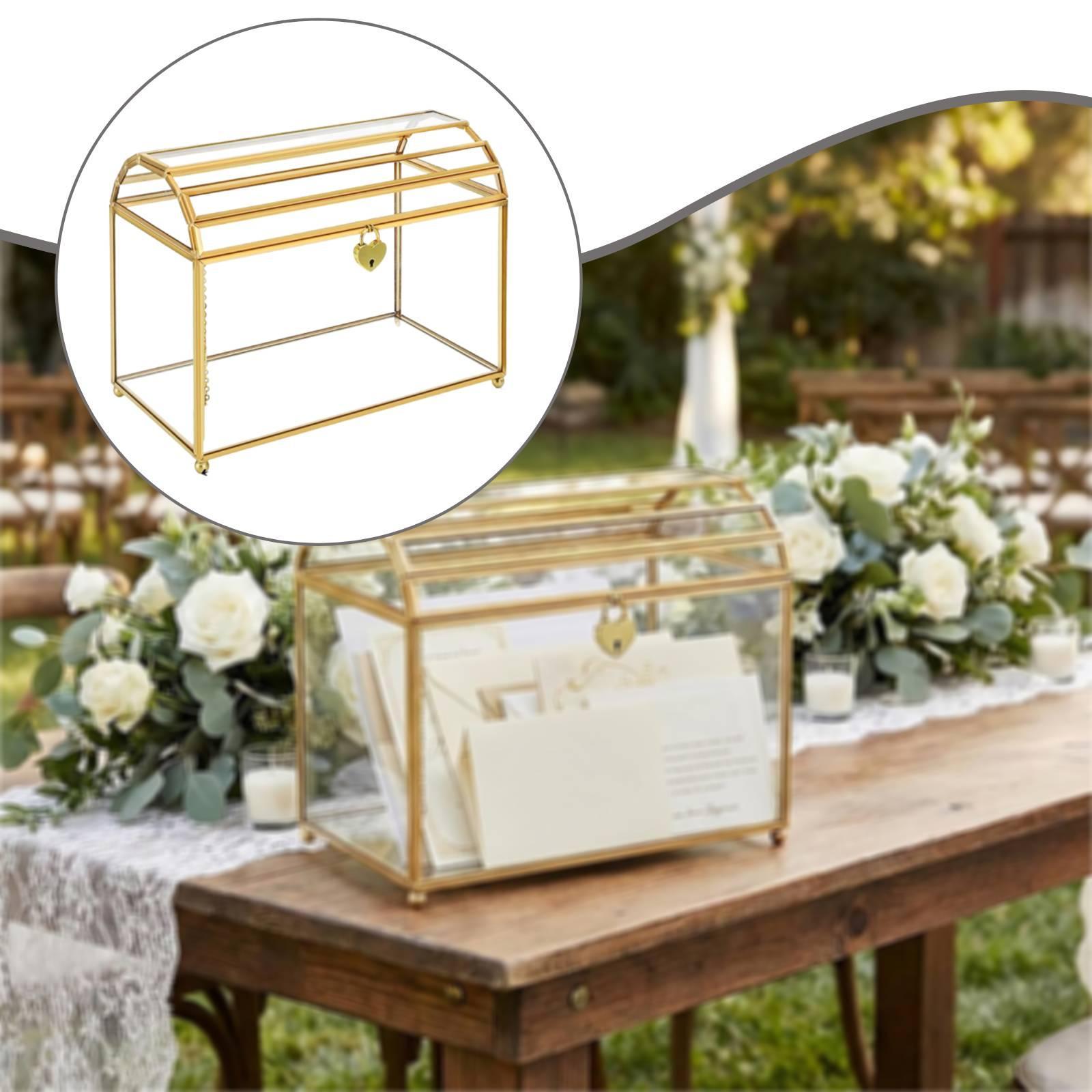 Glass Wedding Card Box Storage - огляд і ціна Event Party Box