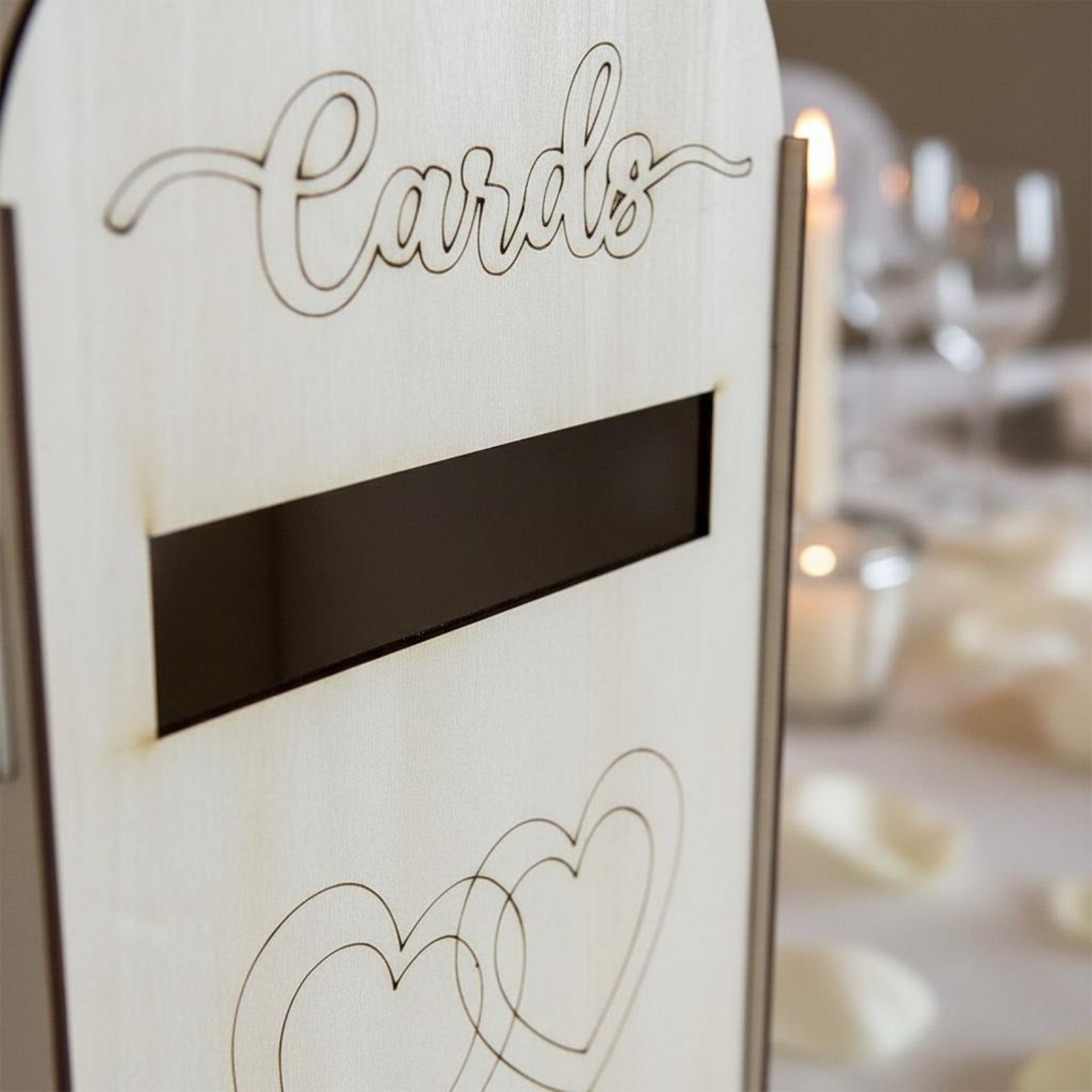 Wooden Wedding Card Box Laser  - огляд і ціна Event Party Box