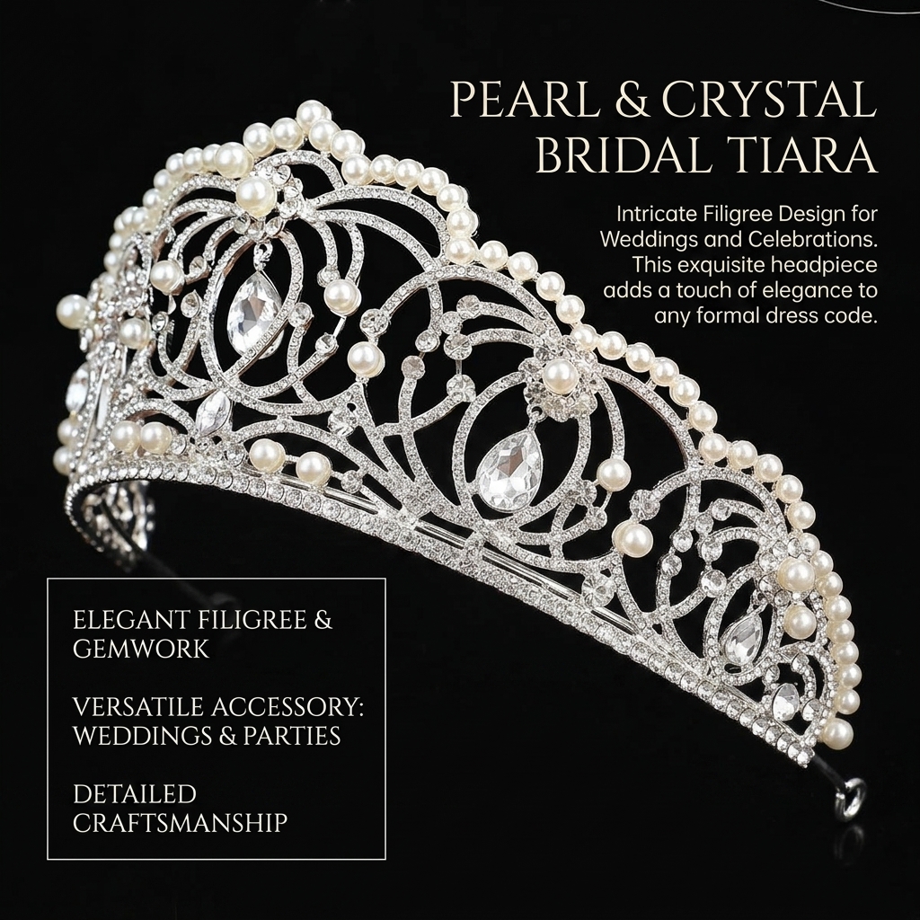 Rhinestone Crown for Wedding B - огляд і ціна Event & Party Supply