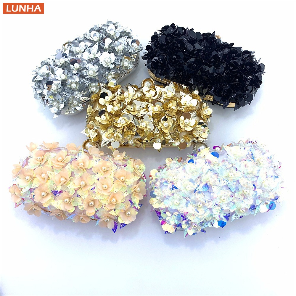 Women's Luxury Pearl Clutch Bo - огляд і ціна Event Party Box