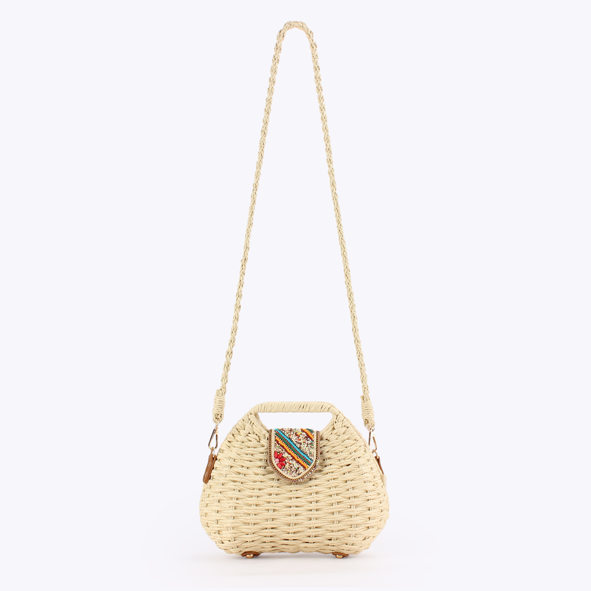 Color Beads Women Handbags Han - огляд і ціна Paper Straw Color