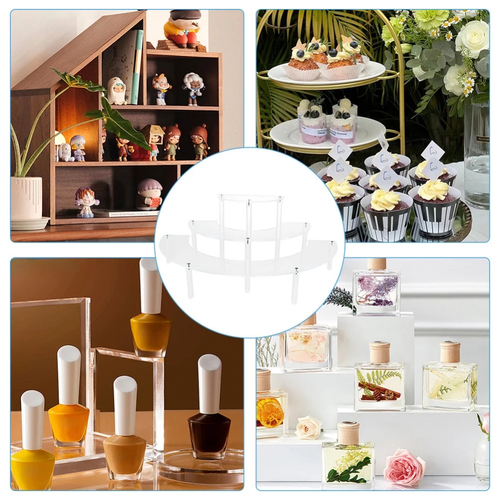 1/2pack Acrylic Display Riser  - огляд і ціна Cupcake Stand Tier