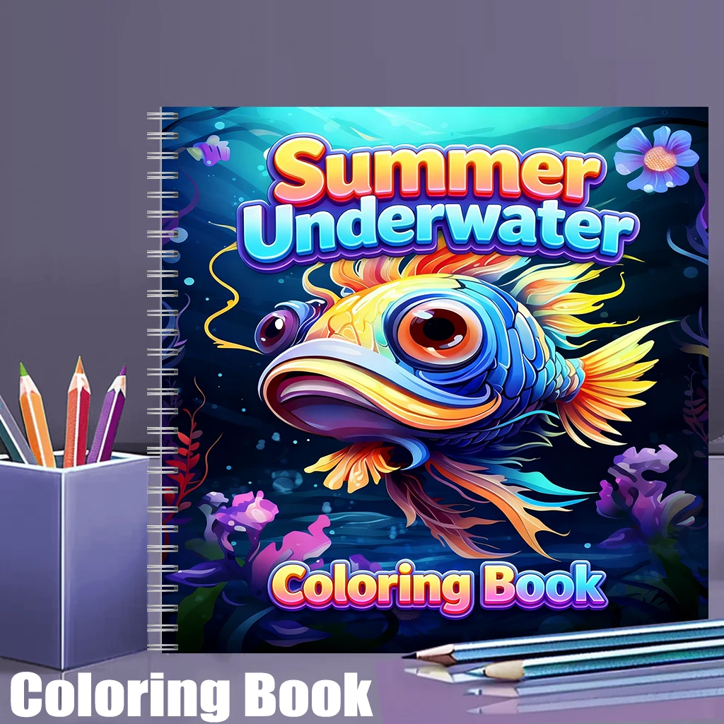 Summer Underwater Coloring Boo - огляд і ціна Event Supplies