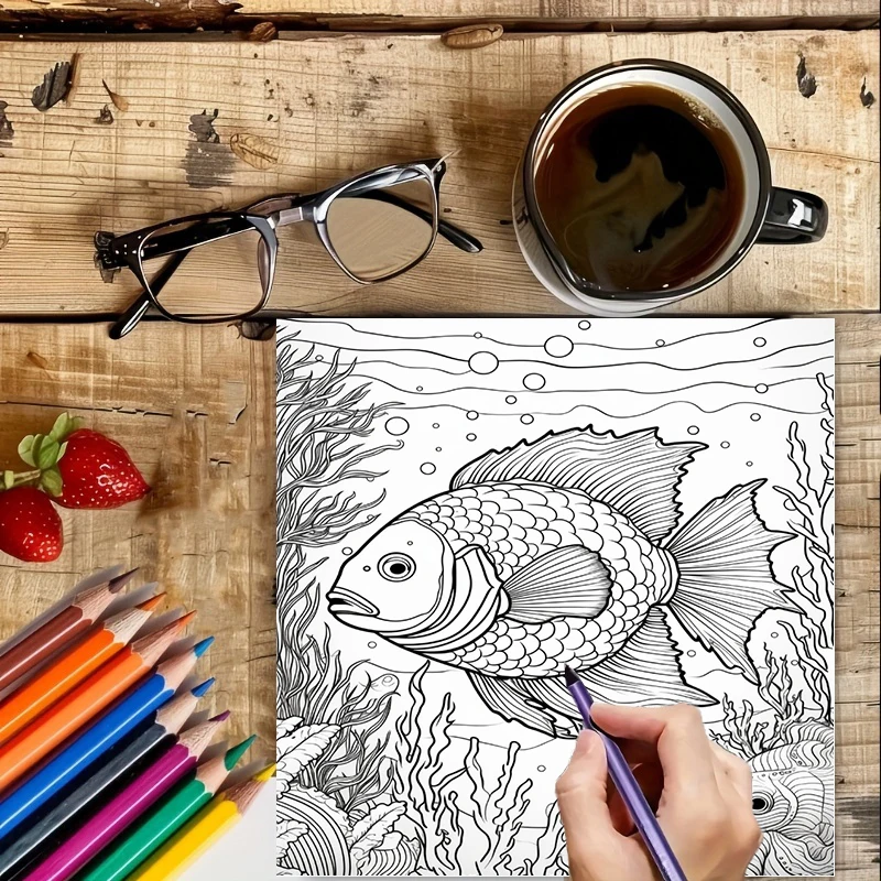 Summer Underwater Coloring Boo - огляд і ціна Event Supplies
