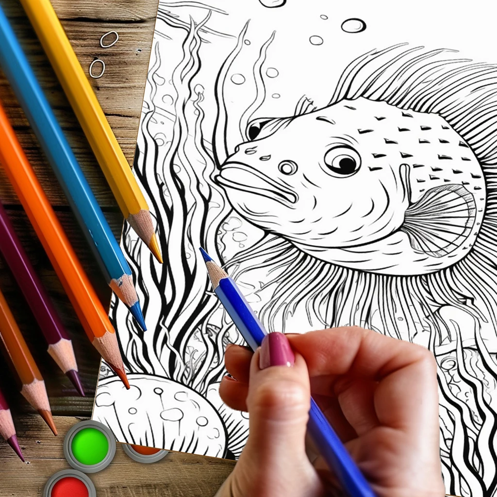 Summer Underwater Coloring Boo - огляд і ціна Event Supplies