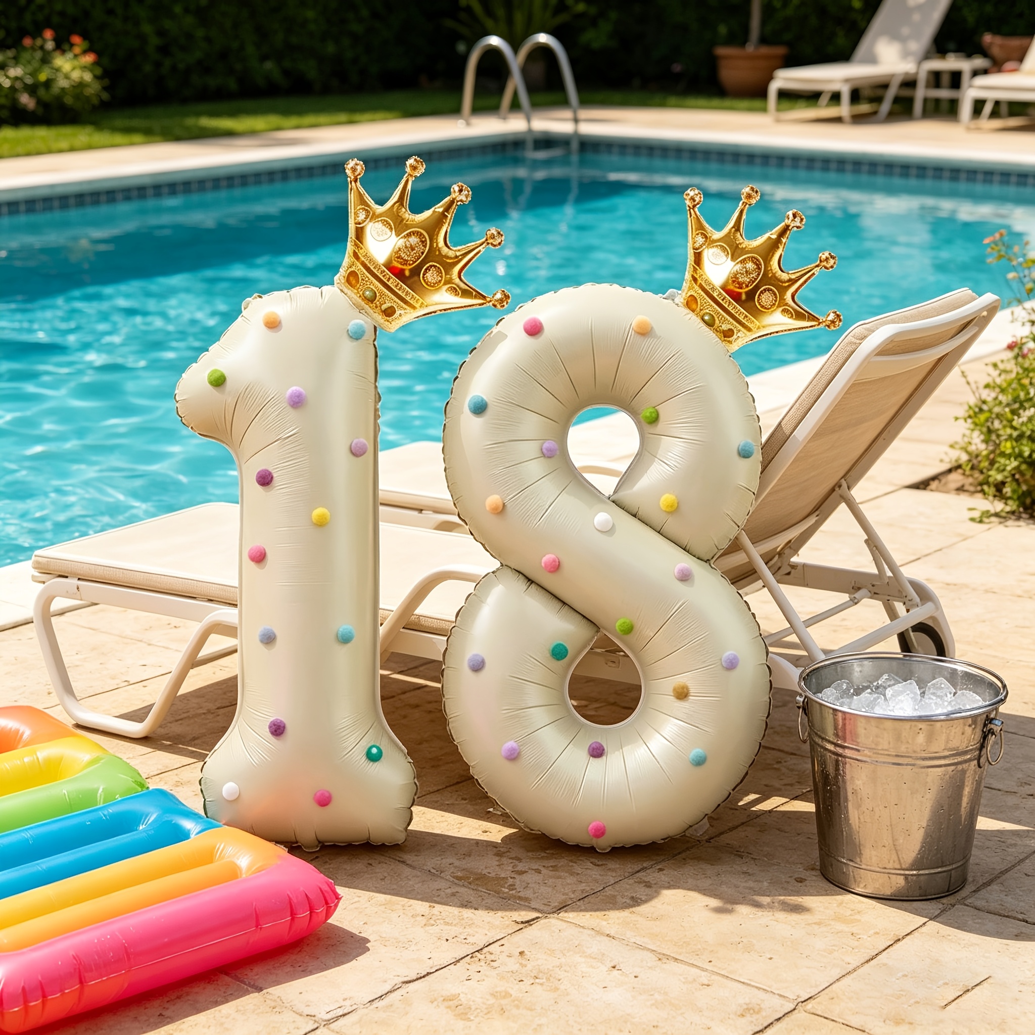 Large 40inch Cream-Colored Num - огляд і ціна Party Event Supply Store