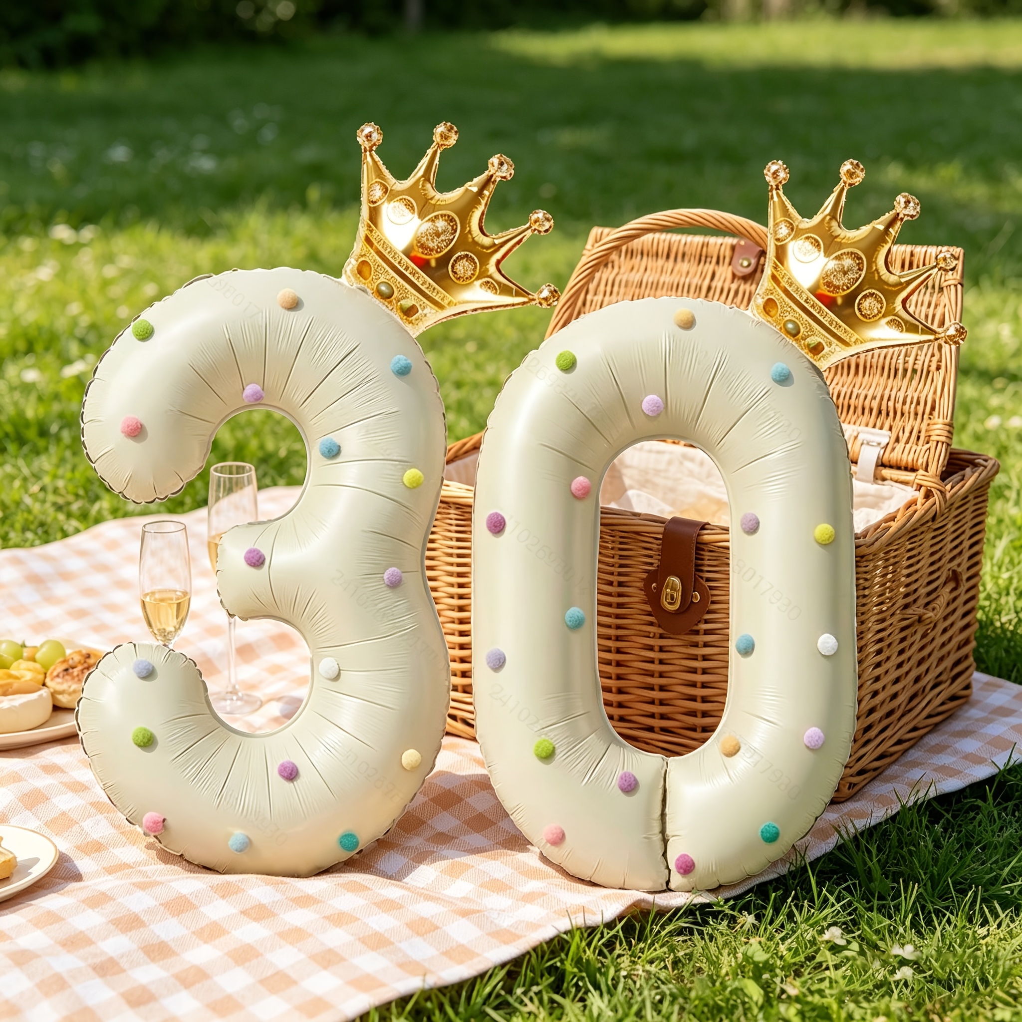 Large 40inch Cream-Colored Num - огляд і ціна Party Event Supply Store