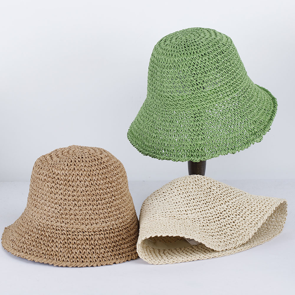 Womens Straw Sun Hat Woven Buc - огляд і ціна Paper Straw Color