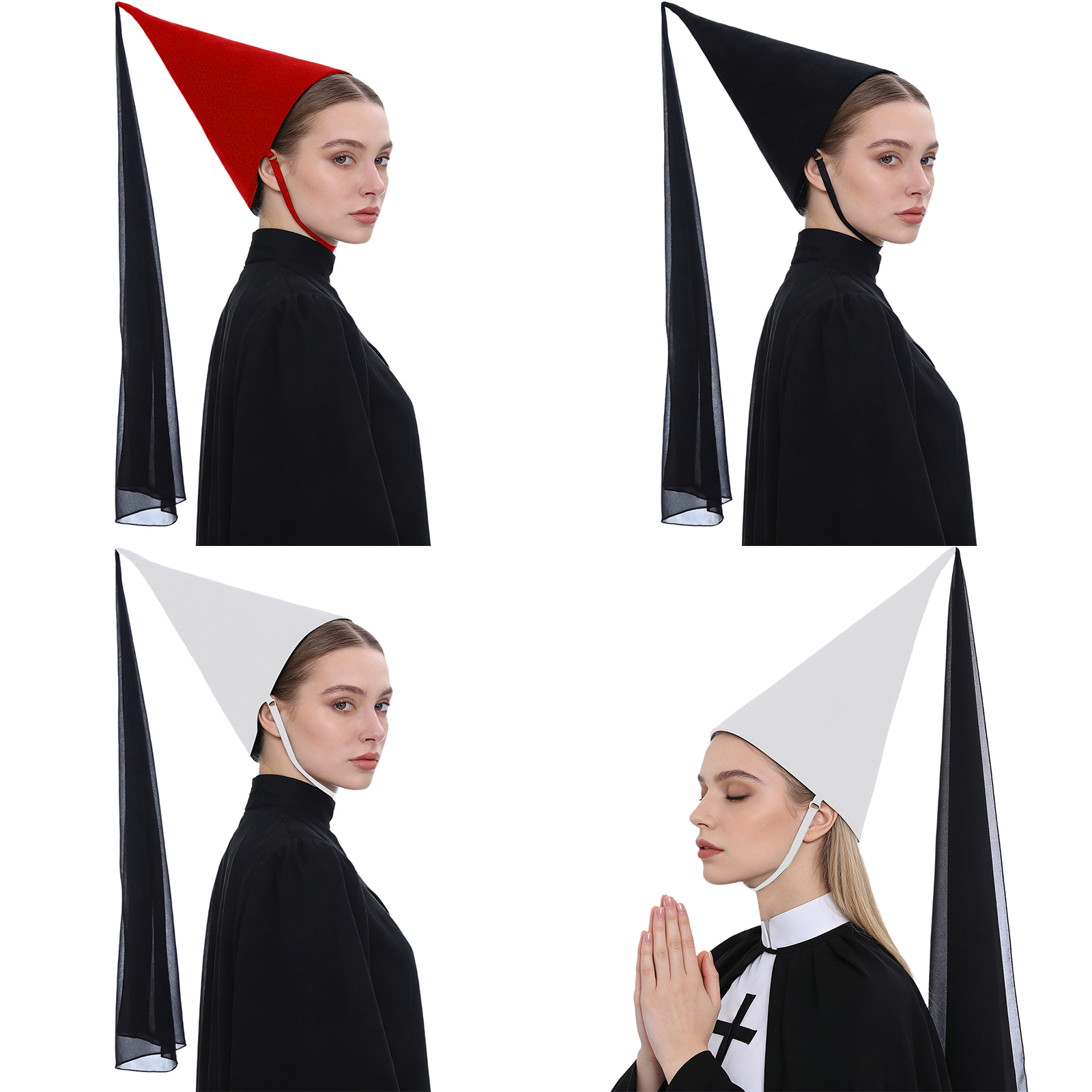 1Pcs Women Medieval Hennin Hat - огляд і ціна Party Hat Cone
