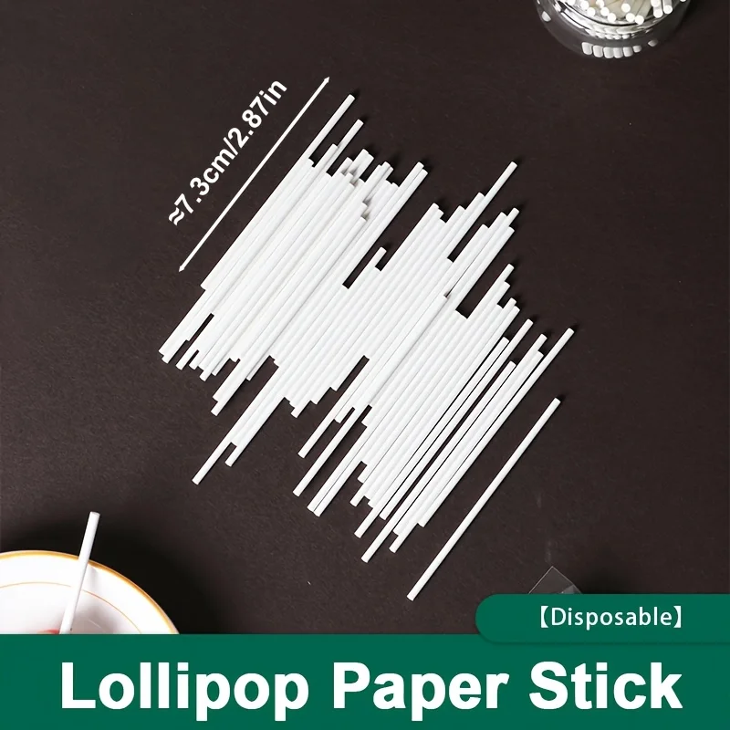 100pcs, Disposable White Kraft - огляд і ціна Paper Straw Color